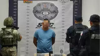 El detenido fue identificado como Margarito “N”, de 31 años y originario de Chiapas