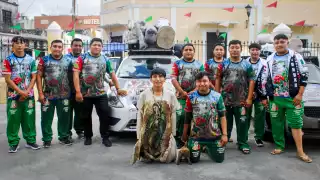 Llegan más peregrinos a la iglesia de San Cristóbal en Mérida