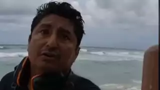 Uno de los riesgos que viven los buscadores de tesoros, es el ser amenazados por la "maña"