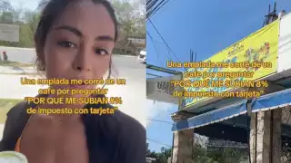 Joven se niega a pagar 8% de impuestos y la corren de un establecimiento en Tulum