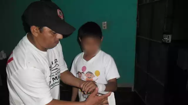 Eleazar Tah señaló que sus hijos aprenden esta práctica para que no desaparezca