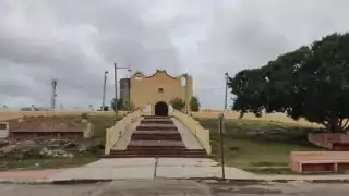 El portón de atrás de la parroquia de Sacalum fue forzado por un amante de lo ajeno