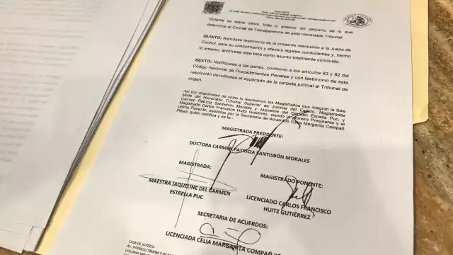 El afectado aseguró que tiene toda la documentación.