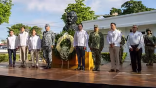 Conmemoran en Yucatán el 107 aniversario luctuoso de Emiliano Zapata