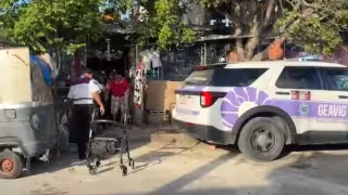 Una unidad del GEAVIG respondió llegó al lugar de los hechos.