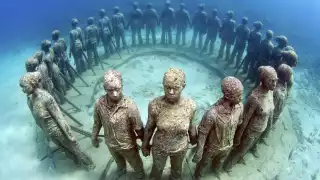 Museo subacuático en Quintana Roo, un paraíso bajo el agua