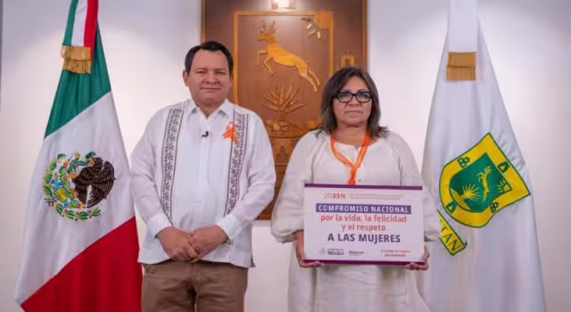 Joaquín Díaz Mena destacó el apoyo a las mujeres desde el Gobierno de Yucatán