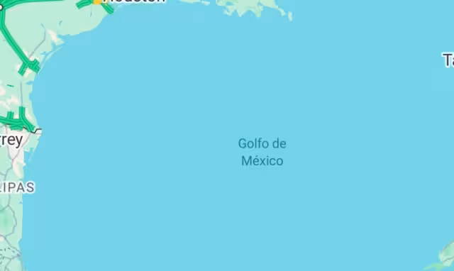 Google cambiará el nombre del 'Golfo de México' a 'Golfo de América'