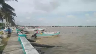 Pescadores de Sabancuy piden apoyos ante mal tiempo