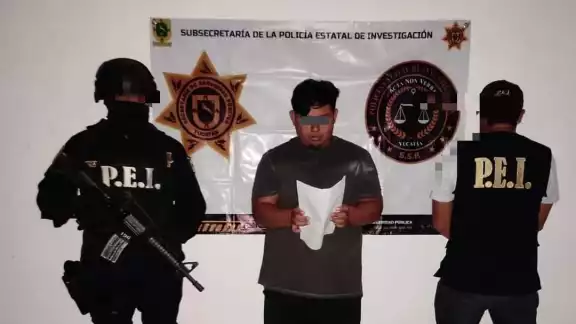 El joven quedó a disposición de la FGE Yucatán El joven quedó a disposición de la FGE Yucatán
