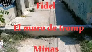 Una imagen viral muestra un pequeño muro entre las colonias Fidel Velázquez y Minas, en Campeche.