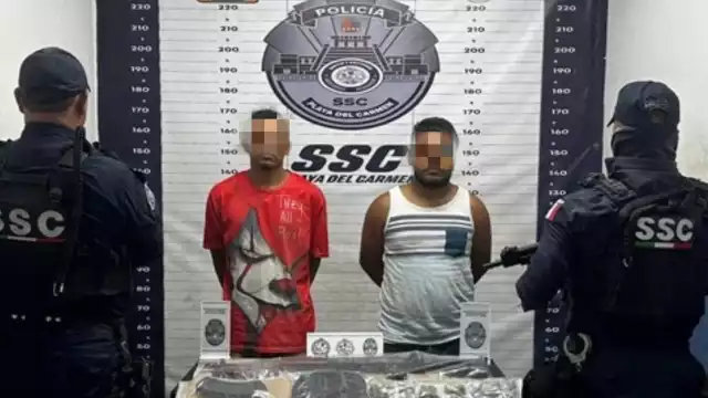 Los detinos fueron identificados como Brian Alfredo “N”, de 21 años, y Raimundo “N”, de 31 años