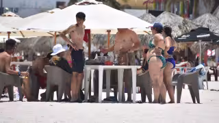 Mal clima en Yucatán no aleja a los turistas de cruceros en Progreso