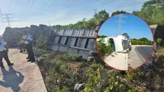 El tráfico se vio afectado debido al levantamiento de la unidad