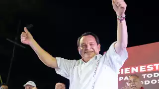 El candidato a la gubernatura informó que derivado del accidente tuvo un golpe en el rostro