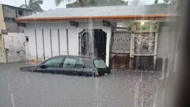 No hubo reportes de daños mayores ni árboles caídos, aunque algunos vehículos se averiaron por el exceso de agua.