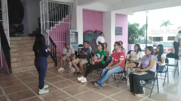 Se realizó una plática sobre vialidad en la Casa de la Cultura de Sabancuy.