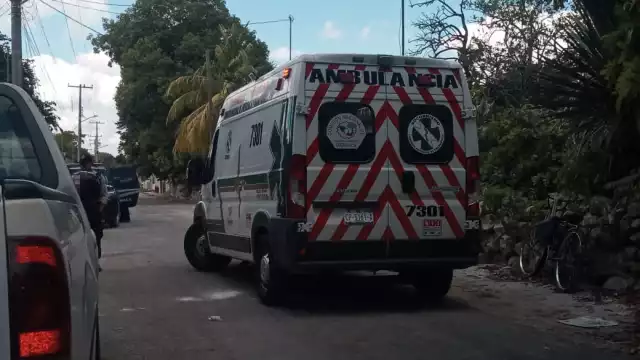 El hombre herido fue trasladado de emergencia a un hospital