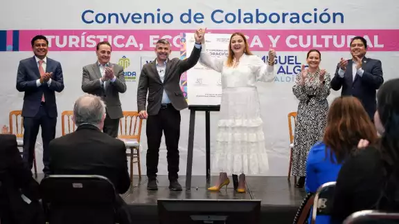 Cecilia Patrón firmó un convenio de colaboración para impulsar las riquezas culturales de ambas regiones. Cecilia Patrón firmó un convenio de colaboración para impulsar las riquezas culturales de ambas regiones.