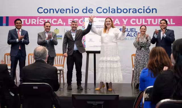 Cecilia Patrón firmó un convenio de colaboración para impulsar las riquezas culturales de ambas regiones.