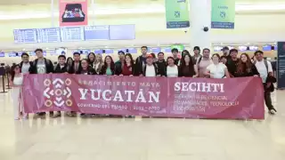 Viaja a Canadá el primer grupo de estudiantes yucatecos beneficiarios del programa Movilidad Internacional 2025