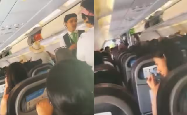 Los pasajeros comenzaron a trasmitir en vivo en las redes sociales sobre lo sucedido