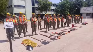 Ejército Mexicano demuestra protocolos de auxilio ante desastres