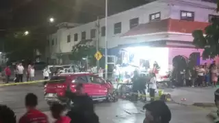 Conductor no respeta el alto y atropella a tres: Mujer y dos menores resultaron heridos en Cancún 