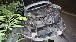 Accidente en la carretera federal 307: Extranjera terminó lesionada tras volcar en Playa del Carmen