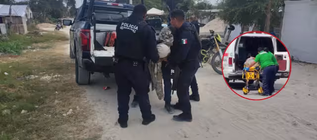 Elementos de la Secretaría Municipal de Seguridad Ciudadana capturaron a un individuo en la zona de invasión Benito Juárez, cerca del Arco Norte