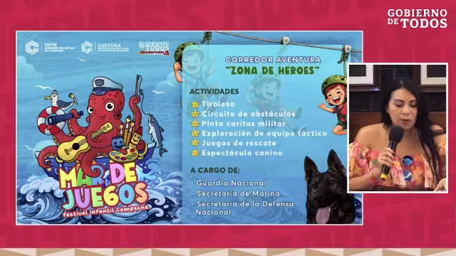 Fue presentado el Festival Infantil Campeche.