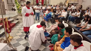 Jueves Santo en Campeche: fieles participan en la Misa del lavatorio de pies; ¿en qué consiste?