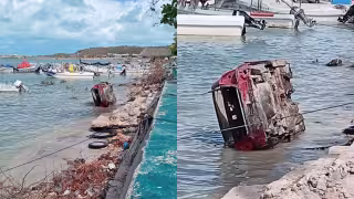 Indignación en Seybaplaya: dejan auto abandonado en pleno malecón
