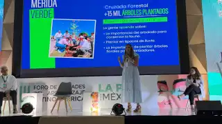 Cecilia Patrón ofrece una charla en el Foro de Ciudades del Aprendizaje Latinoamérica de la Unesco