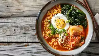 Aquí te enseñamos cómo preparar un ramen al estilo surcoreano.