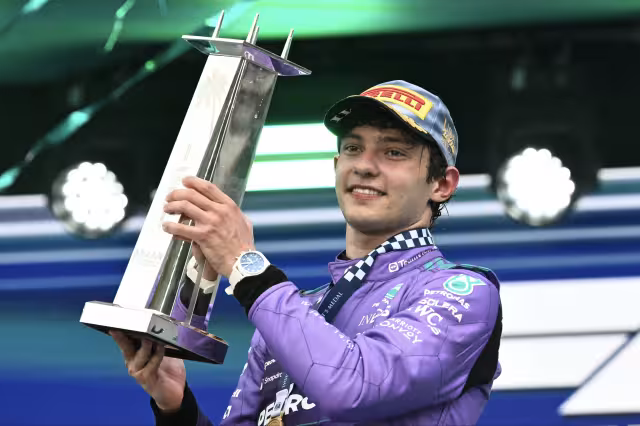 Antonelli consiguió su tercera victoria consecutiva en la temporada.