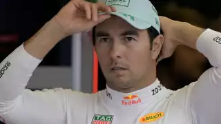 Checo mejora en Brasil