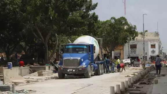 Se duplicaron los turnos de trabajo para entregar la obra en agosto próximo Se duplicaron los turnos de trabajo para entregar la obra en agosto próximo