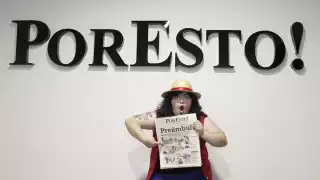 Desirée González fue una de las actrices de doblaje que tuvieron un stand durante el Tsunami en Mérida