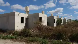 Constructoras dejan a  60  personas sin casa en Mérida; obras permanecen entre la maleza