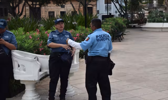 Mérida alista operativo para el 15 y 16 de septiembre con más de 200 policías en el Centro Histórico