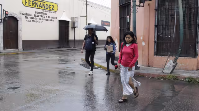 Se esperan lluvias fuertes durante este viernes en Yucatán