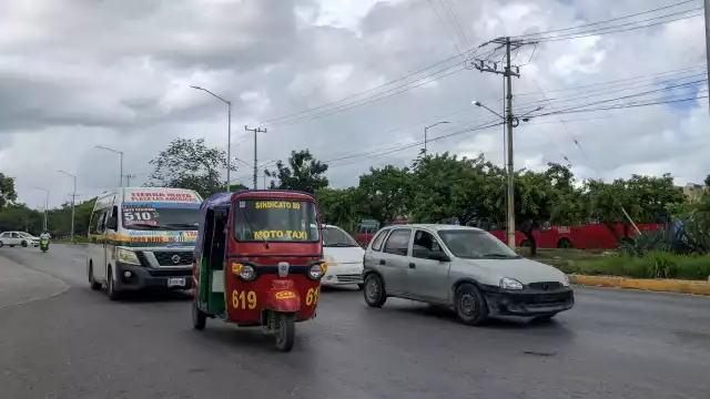 El transporte en general ha sido un caos en Cancún