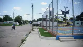 Parque de la Azcorra en Mérida sigue sin luz tras la muerte de un menor