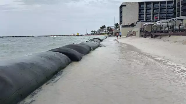 Autoridades analizan los efectos causados durante el paso del Huracán Beryl, en Quintana Roo