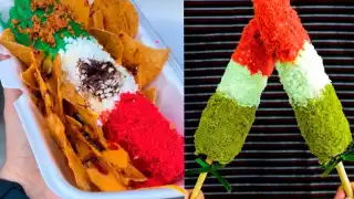 Crean 'Elote tricolor' por Fiestas Patrias en México