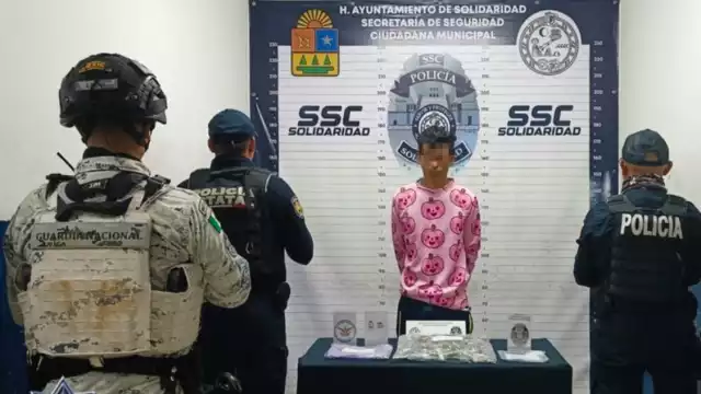 La detención fue en la colonia irregular In House, donde se encontraron las dosis en las pertenencias del hombre