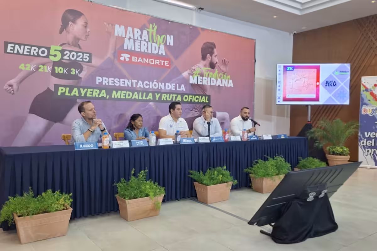 Presentan la imagen y ruta del Marat'hon de Mérida 2025 - PorEsto