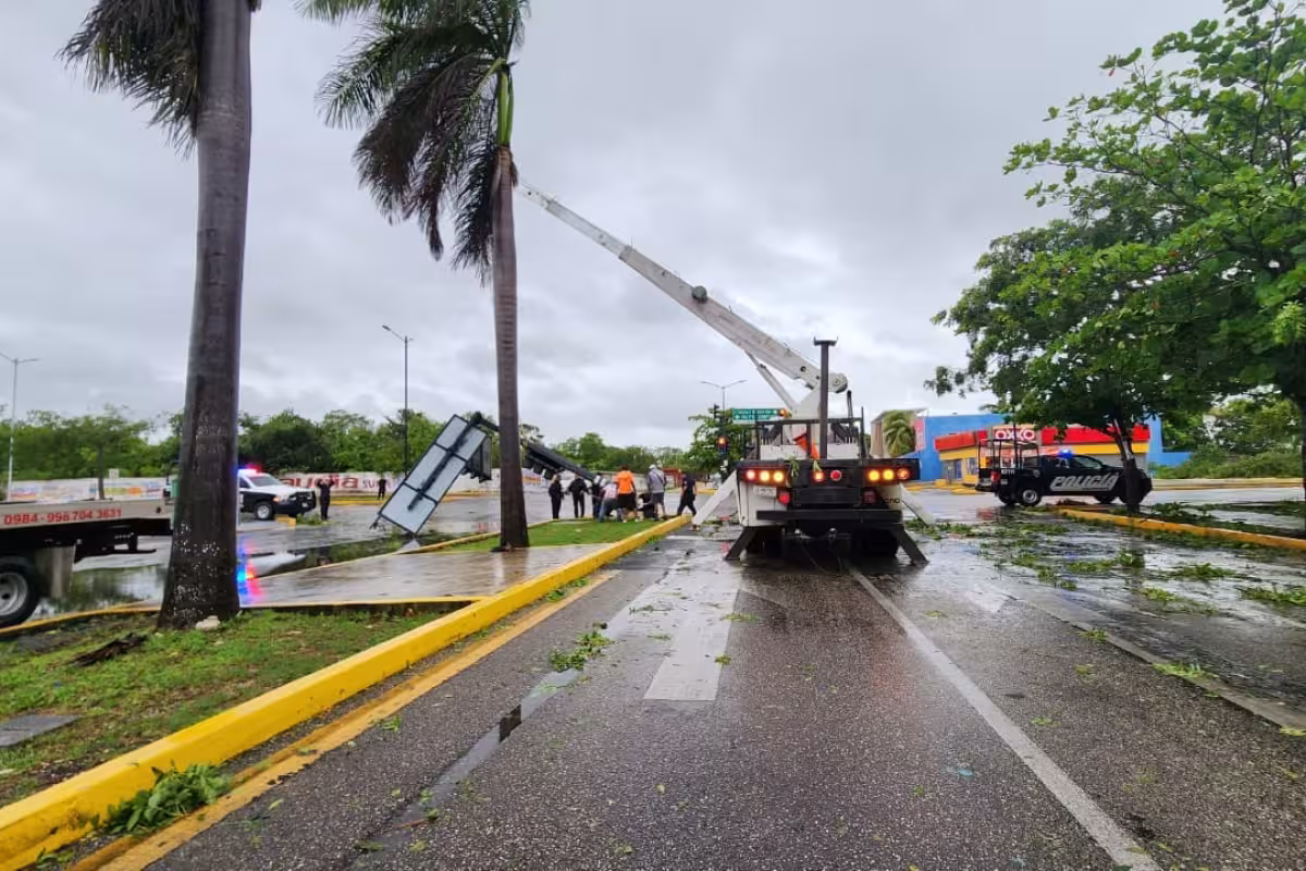 Reportan saldo blanco en Quintana Roo tras el paso del Huracán Beryl ...