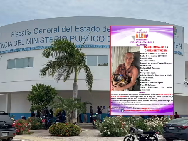 De acuerdo con la ficha de localización del Protocolo Alba, la joven vestía blusa azul con blanco, falda negra con figuras de hongos y sandalias violetas